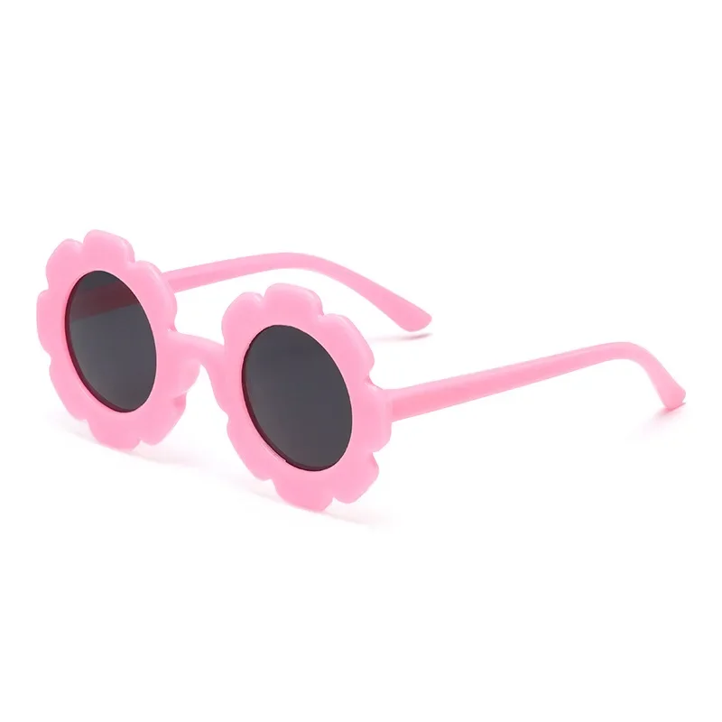 Kids Sunglasses Sun Flower Round UV400 Boy Girls Toddler