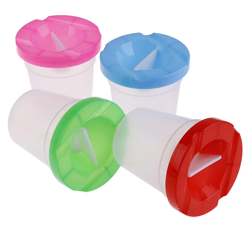 

DIY Children Washing Cup Writing Brush Cup Paint Cup Painting Handmade Accessories Water Leakage Prevention