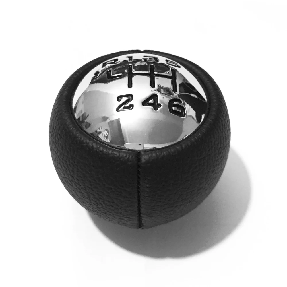 Pommeau De Levier De Vitesse Vanessanty - Pour Peugeot 307, 3008, C3, C4... | Design Argent Et Noir