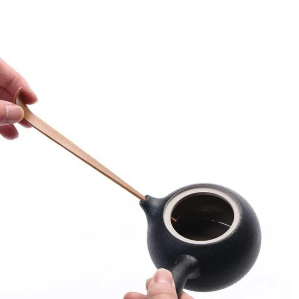 Natural Bamboo Tea Scoop Chinese Style Kung Fu Tea Set