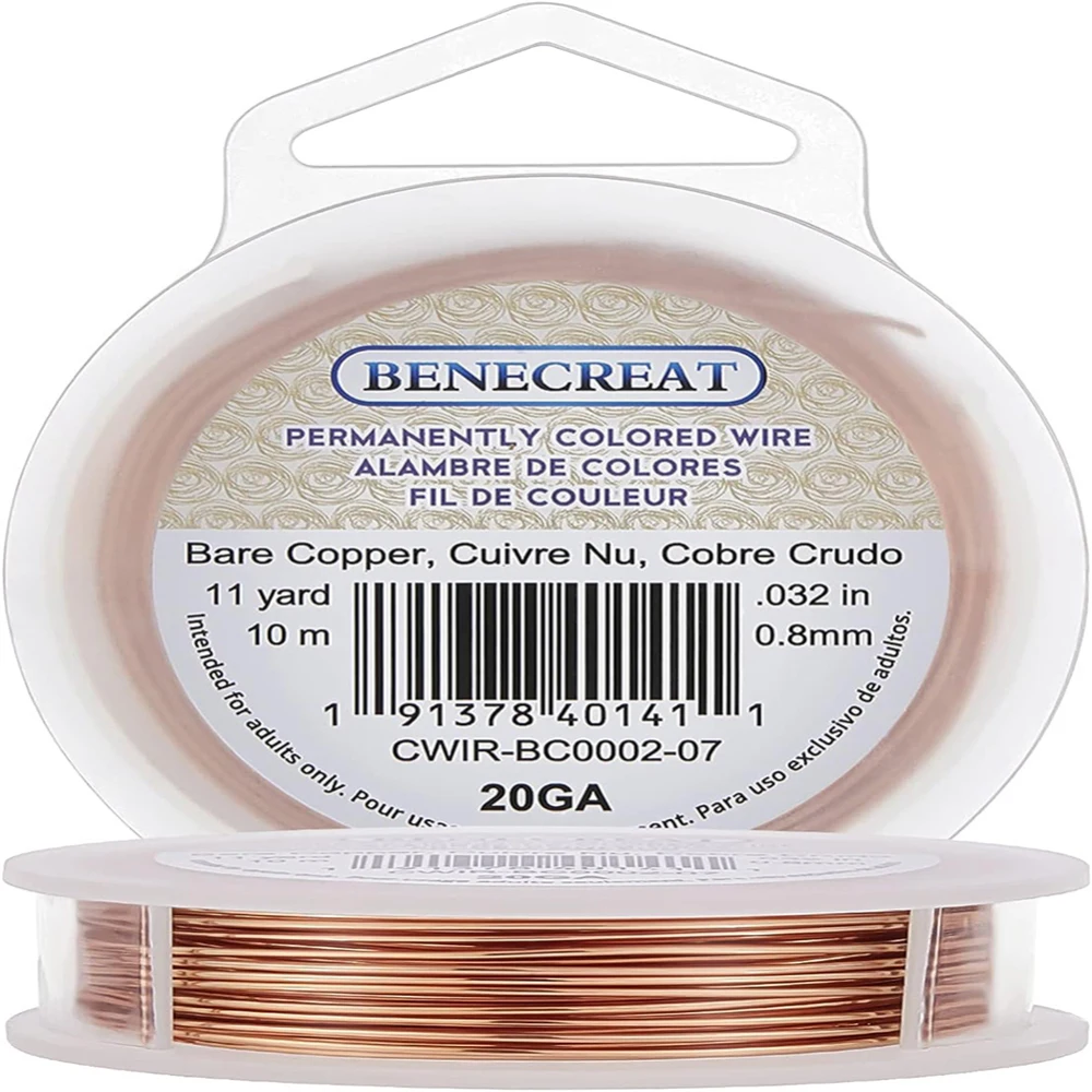 Fil De Cuivre Demi-dur Pour Artisanat - Calibre 23 (0,6 X 0,6 Mm) - 6 Mètres - Uxcell