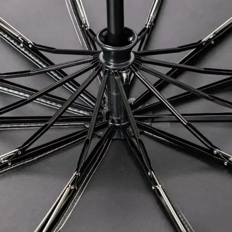 Folding Umbrella 24 Bone Windproof anti-UV Fully Automatic Large Umbrella 3 Folding Ribs Double Umbrella Travel Rain Men Women Umbrellas UPF Gift