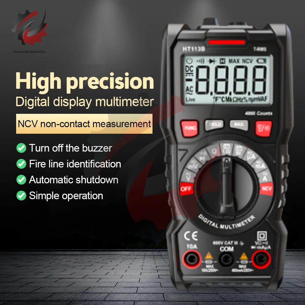 HT113DigitalMultimeterVoltmeterAmmeterHighprecisionIntelligent