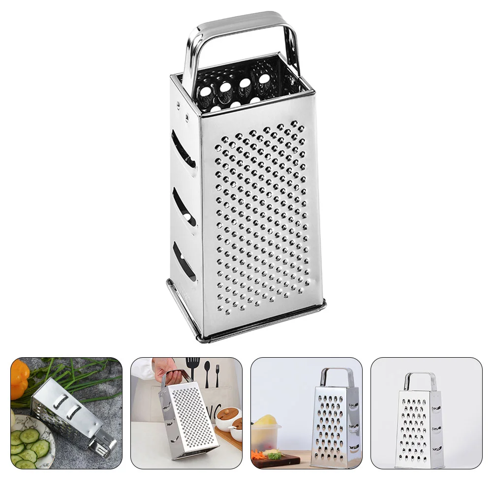 

Potato Peelers Box Grater Stainless Steel 4-Sided Cheese Graters Handle Vegetables Ginger Lemon Garlic Slicer Kitchen