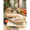 Wabi-sabi Japanese Wooden Boat-Shaped Snack Tray Rustic Boho Home Decor Fruit Dish for Snacks Handcrafted Jewelry Dish Bowl 6