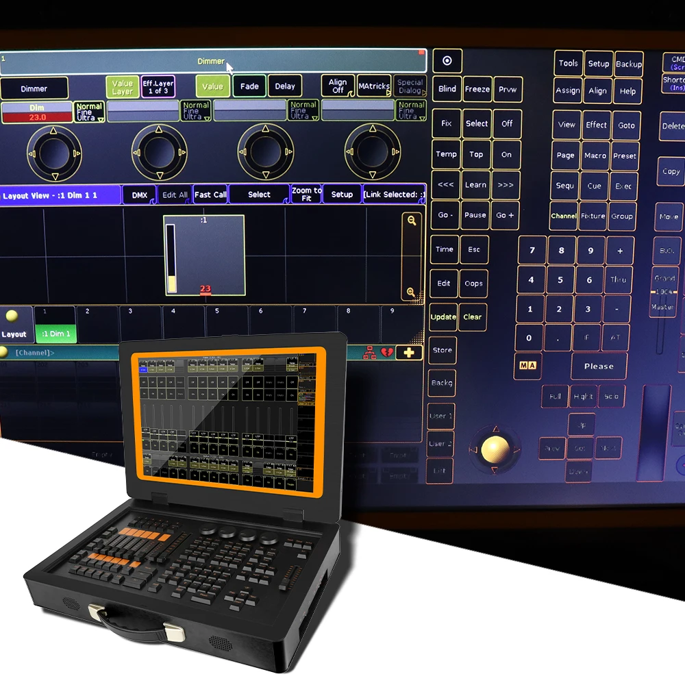 Ma Notebook Command Fader Wing Con Ma Boss Portatile Utilizzando Intel Core I5 Cpu 4Gb Di Memoria 120G Solid State Drive Display Da 19 Pollici