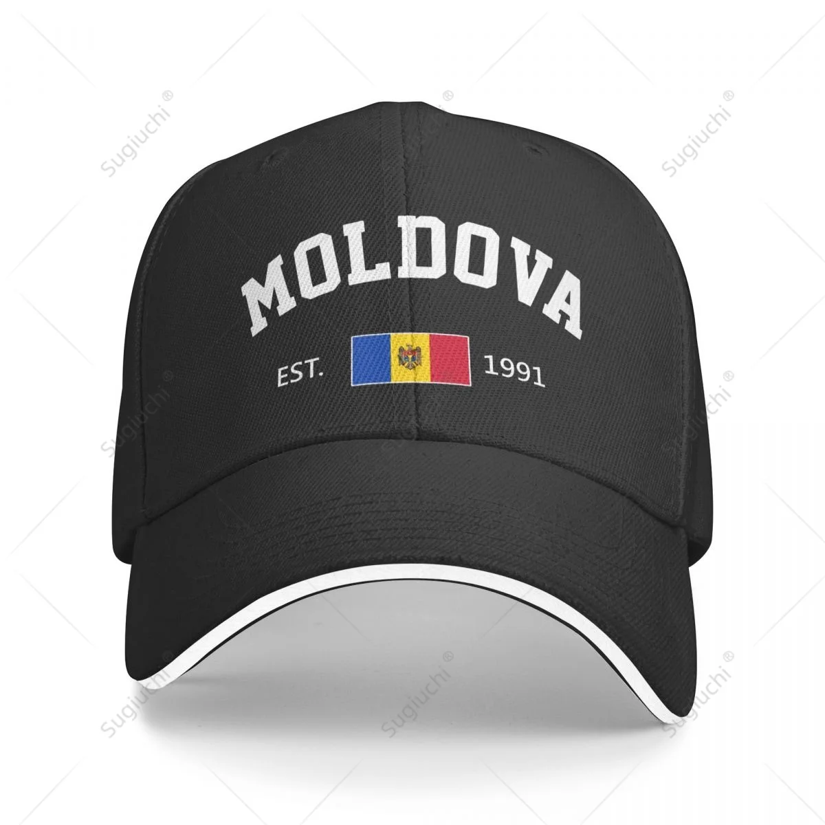 

Baseball Cap Moldova EST.1991 Independence Day Men Women Unisex Hip Hop Sandwich Caps Snapback Golf Hat Fishing