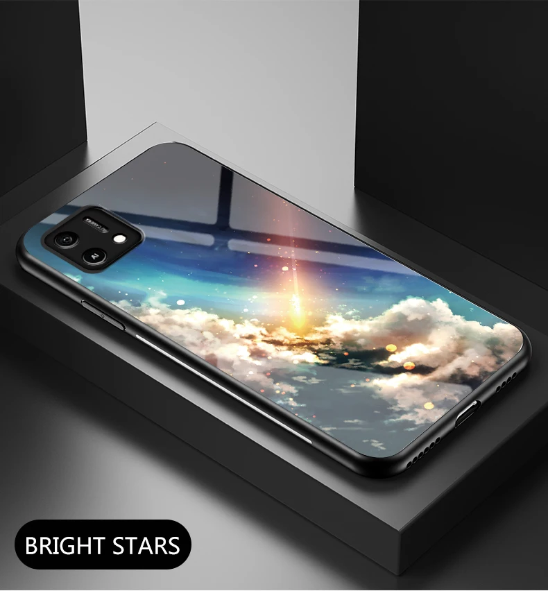 Custodia telefono in vetro temperato a specchio per oppo_voghion.com