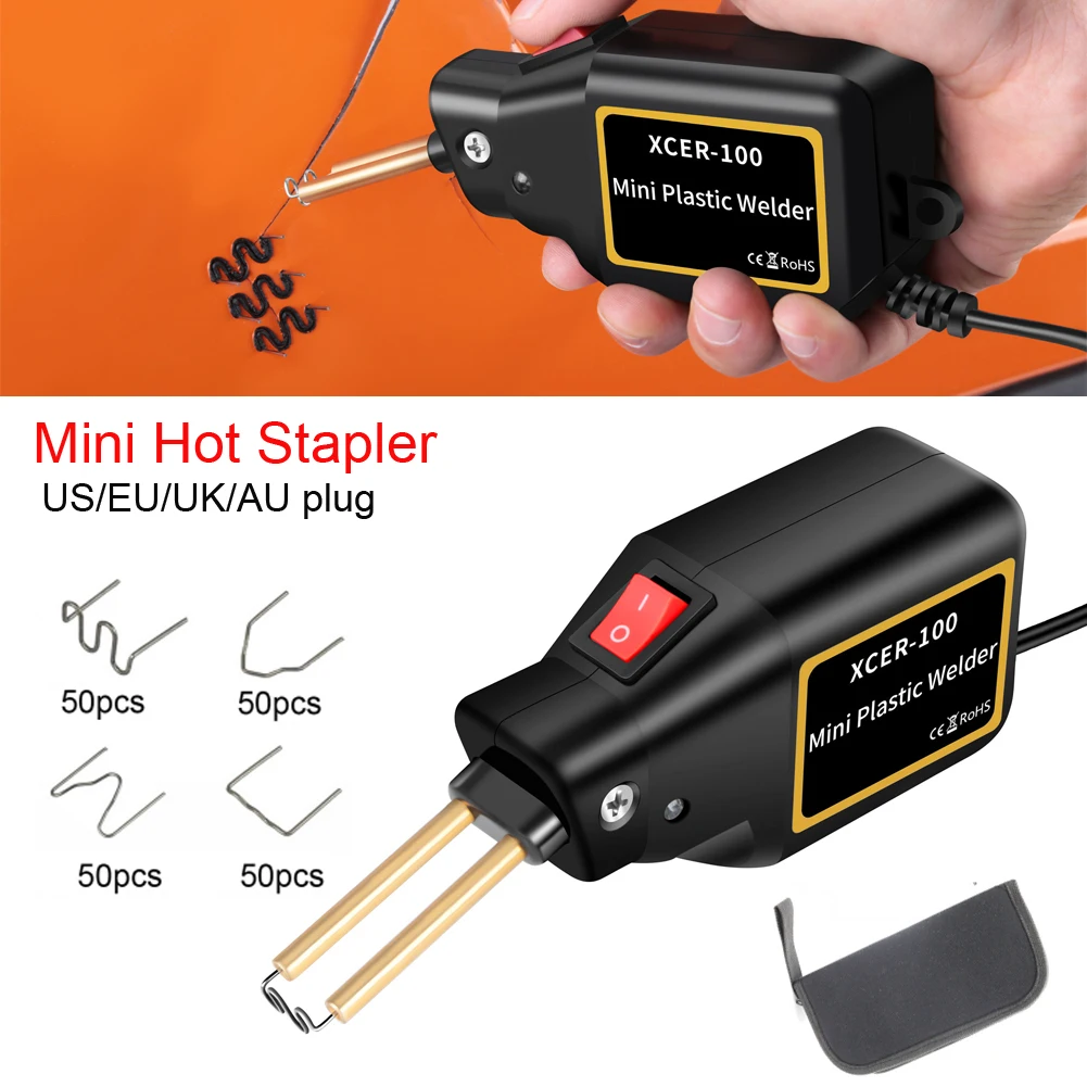 100w Mini Hot Stapler Plastic Welding Machine Car Bumper Repair Kit
