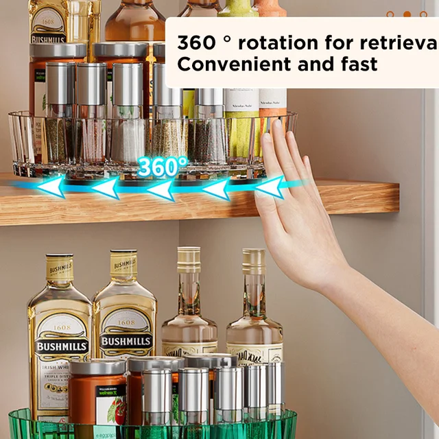 Rotary mirror tray cabinet cabinet cabinet cabinet with storage storage compartment for kitchen organizer for cosmetic storage box for dressing 4