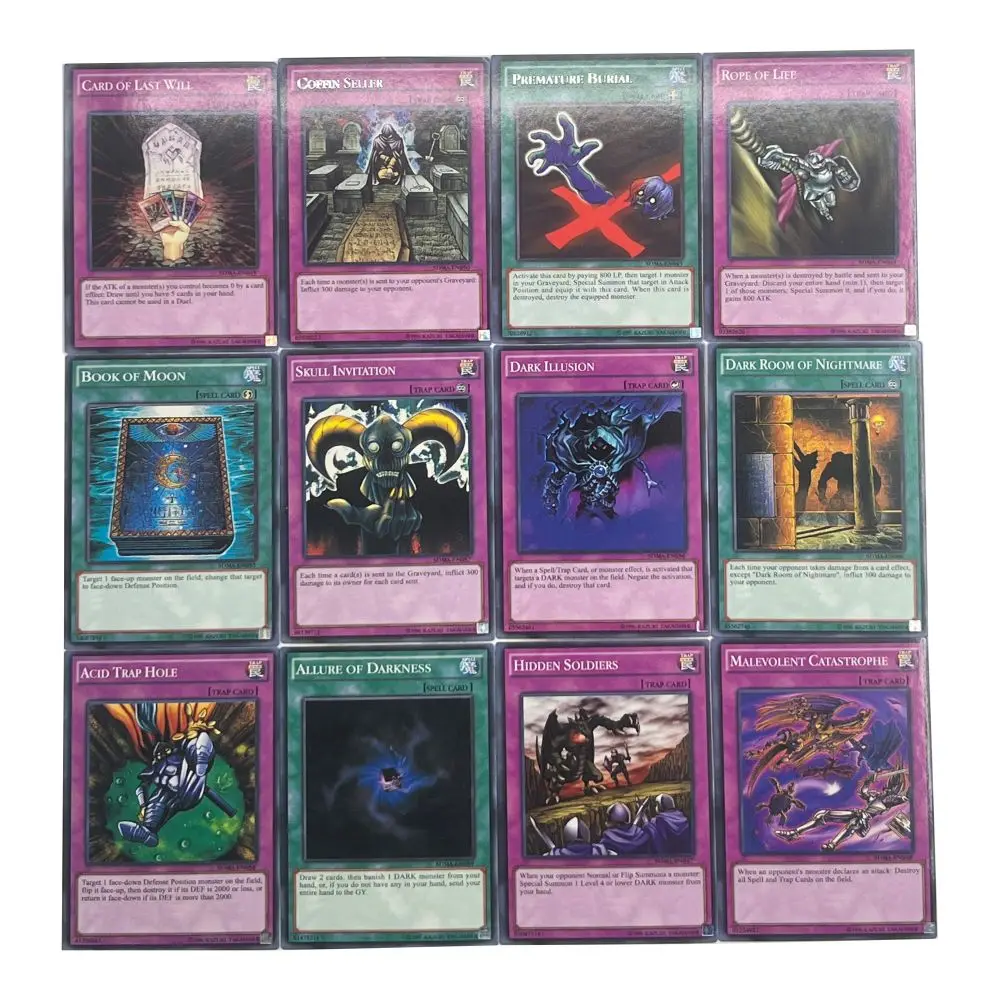Yu-Gi-Oh Deck 671 MARIK PACK English Holographic Golden White Dragon Duel Game Collection Card with Tin Box