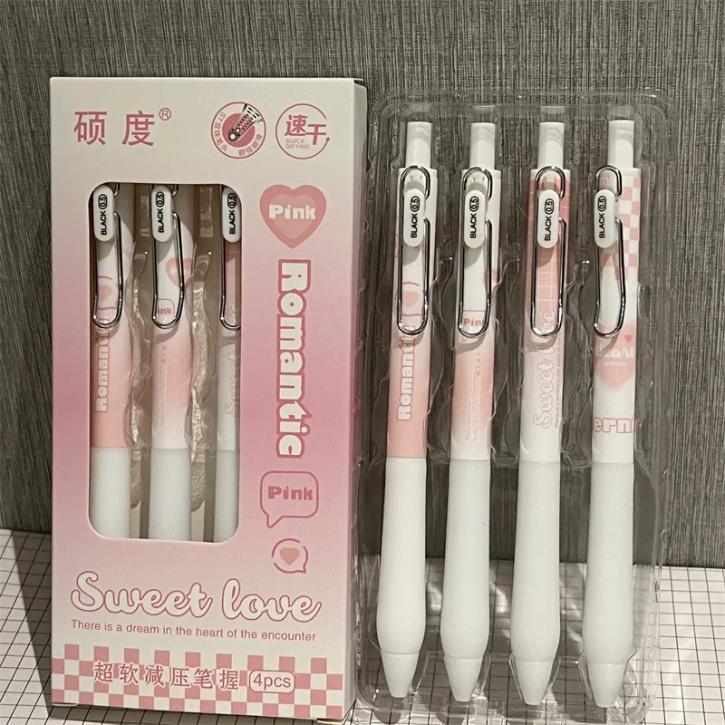 Cute And Stretchable Gel Pens Quick drying Black Ink - Temu