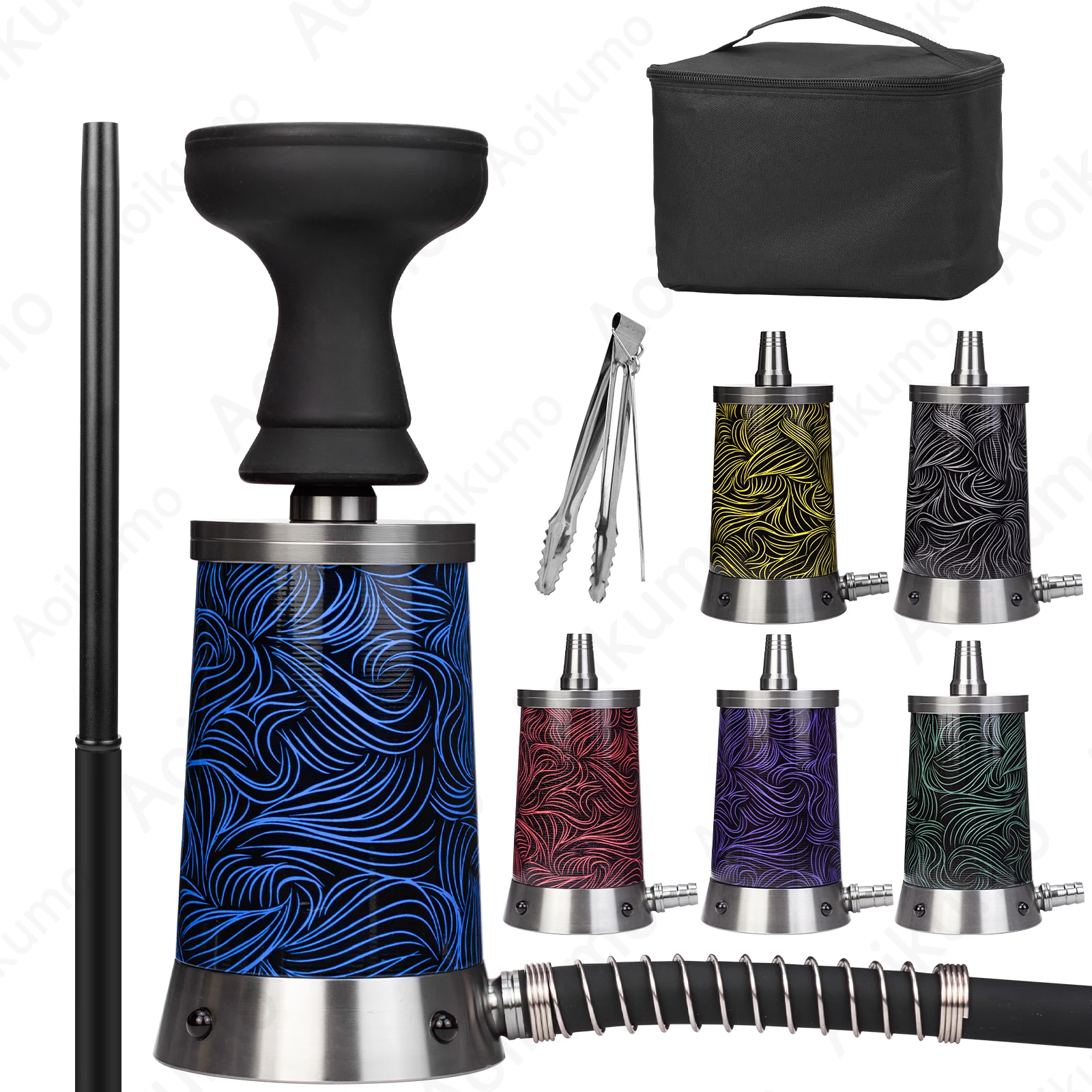Hookah Vyro One Ghost Transportable Hookah Mistersmoke Travel Shisha Narguile Sheesha Chicha Cachimbas Nargile