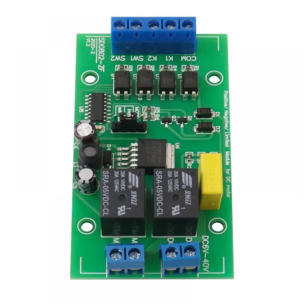 4V - 40V Forward Reverse Controller DC Motor Driver Control Modules for DIY Toy with Jog Mode, Self-locking Mode