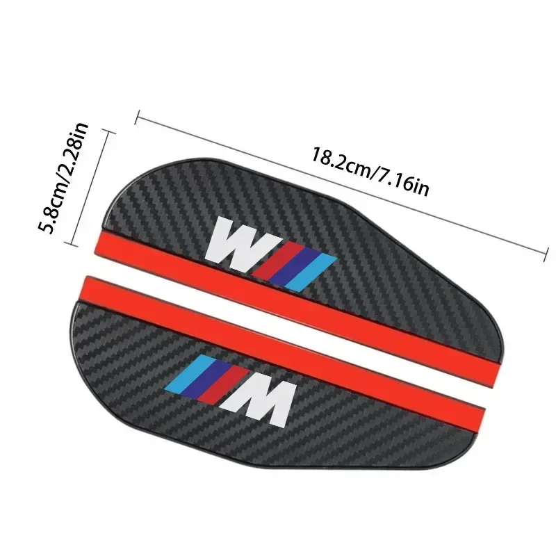 2Pcs Rearview mirror carbon fiber waterproof passport For BMW M X1 X2 X3 X4 X5 1 2 3 4 5 6 Series F10 F30 F01 F25 F15 E87 E90