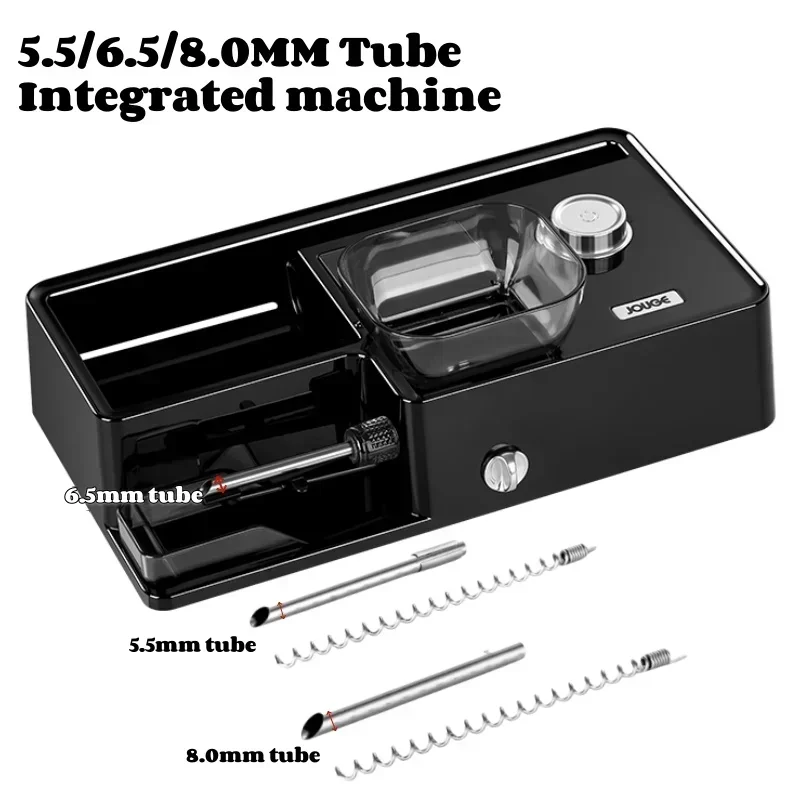 2025 3-in-1 Automatic Cigarette Machine Electric Cigarette Smart Sensor Injector Tobacco Filled 5.5/6.5/8mm Round Tube, Tweezers - 6