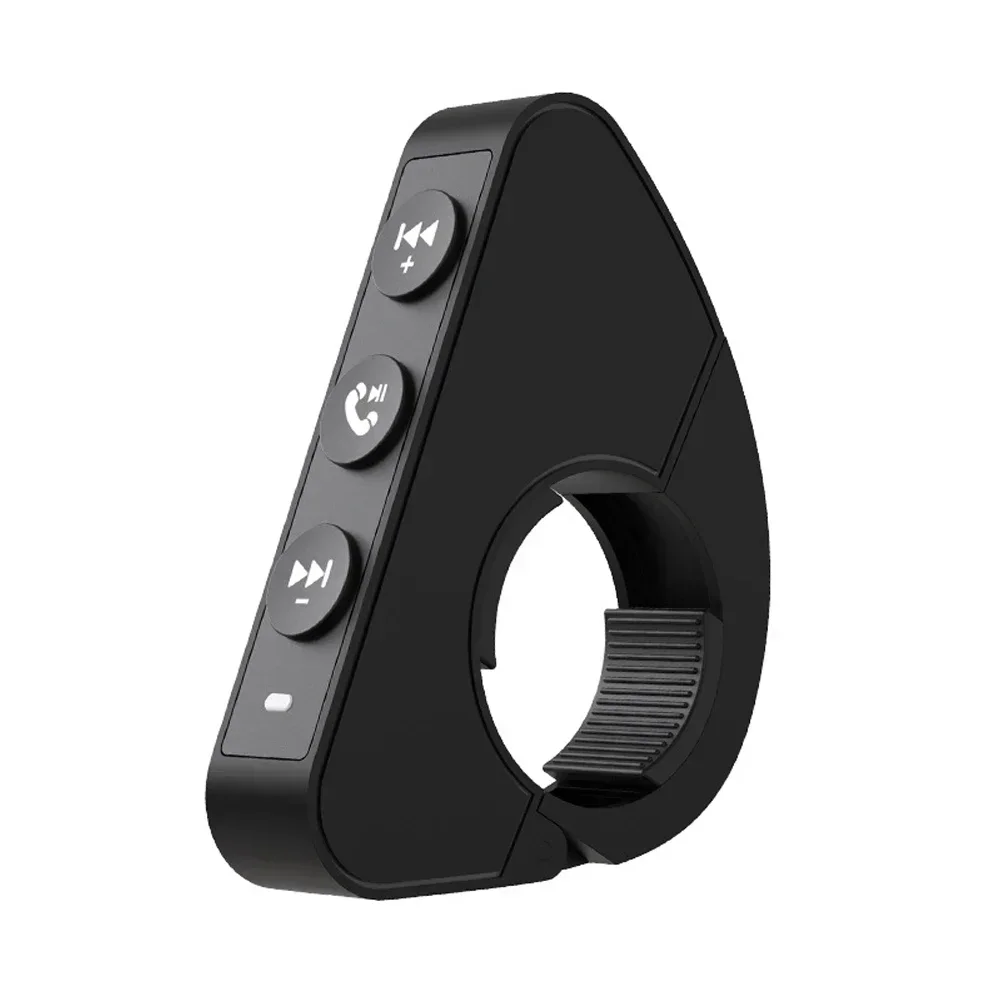 Wireless Bluetooth 5.3 Remote Button Helmet Earphone Motorcycle/Bike Handlebar Media Controller Steering Wheel Remote Control