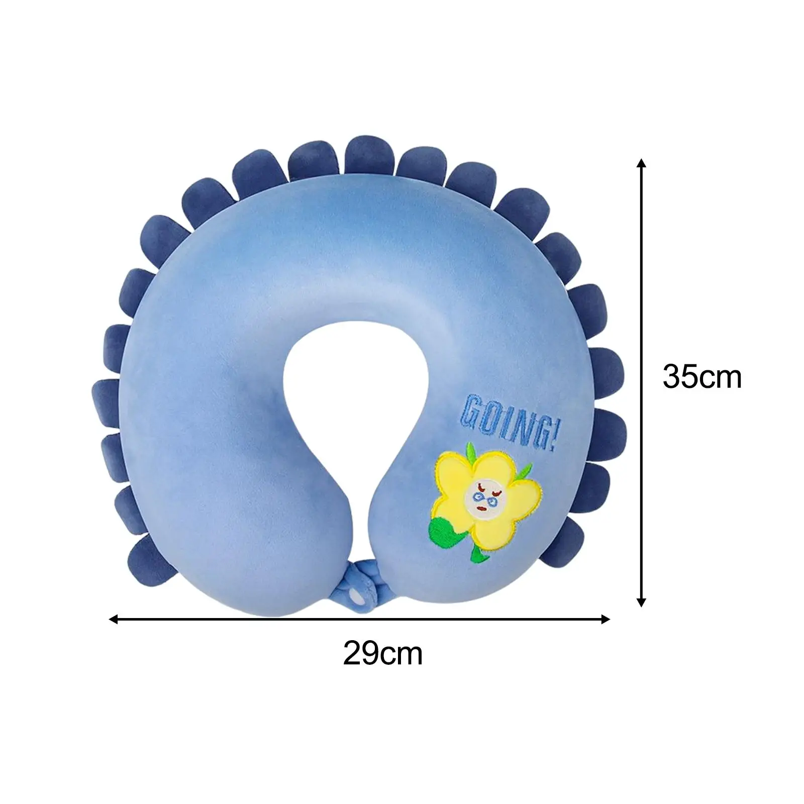 Neck Travel Pillow Ergonomic Lightweight Portable U Shaped Pillow for Train