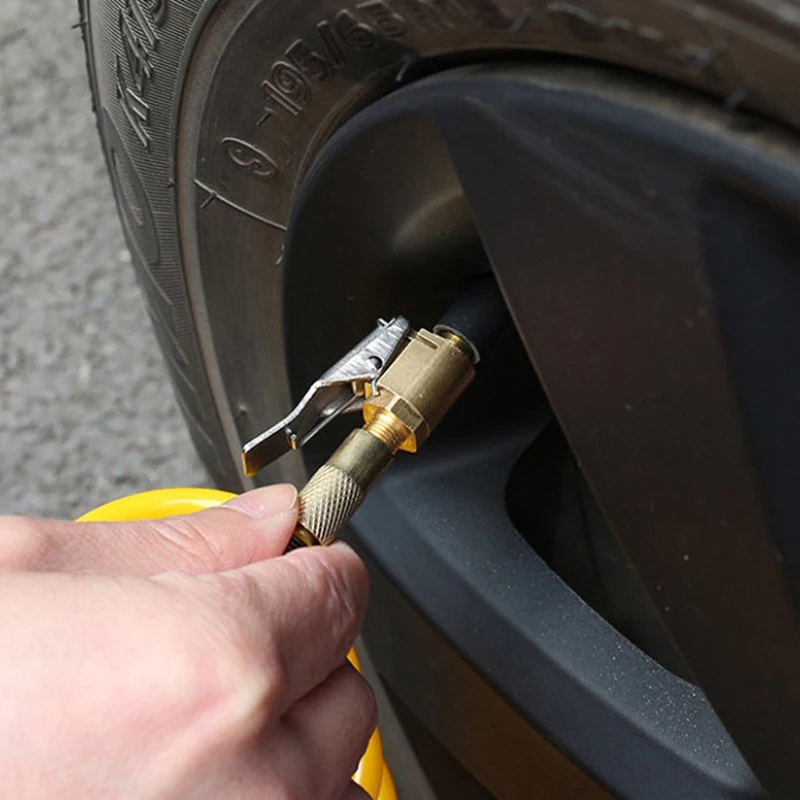 

1 Pcs Car Accessories Car Air Pump Thread Nozzle Adapter Car Pump Accessories Fast Conversion Head Clip Type Nozzle