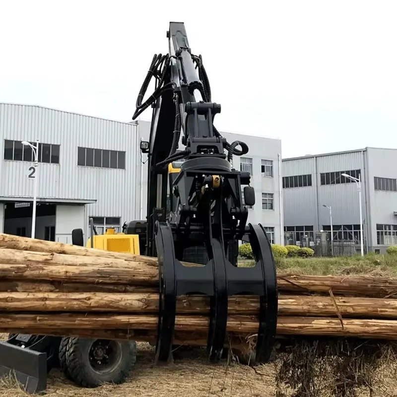 

Hot Sale Excavator Grab Attachment Hydraulic Timber Grab Excavator Wood Grapple High Quality