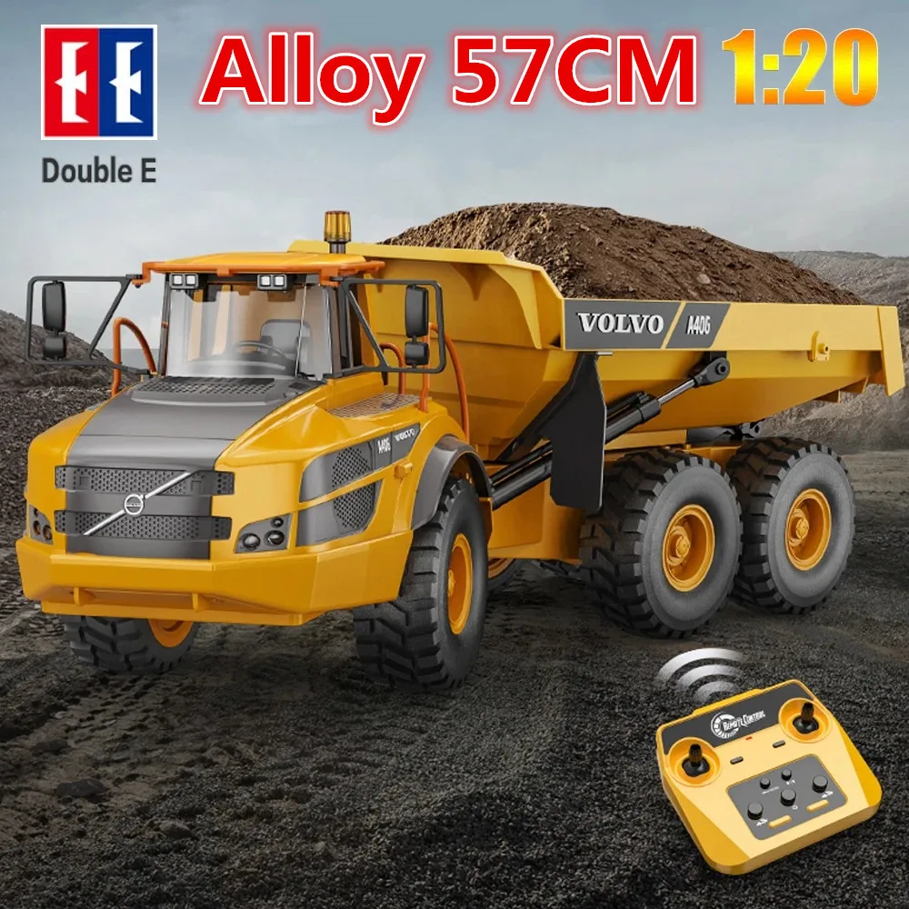 Grande Camion Rc 1:20 A40G Rc Dumper Lega Rc Auto Camion Telecomando Auto Trattore Articolato Dumper Ingegneria Auto Giocattolo Per Bambini