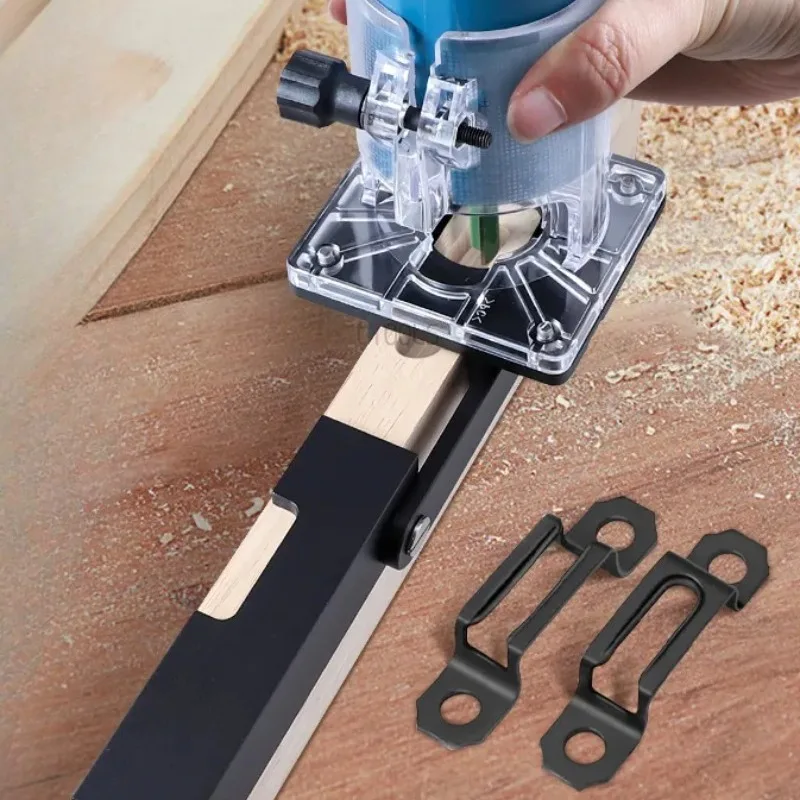 

Limit Slotted Bracket for Invisible Fastener Connector Woodworking Buckle Fastener Wood Milling Guide Base 65mm Trimming Machine