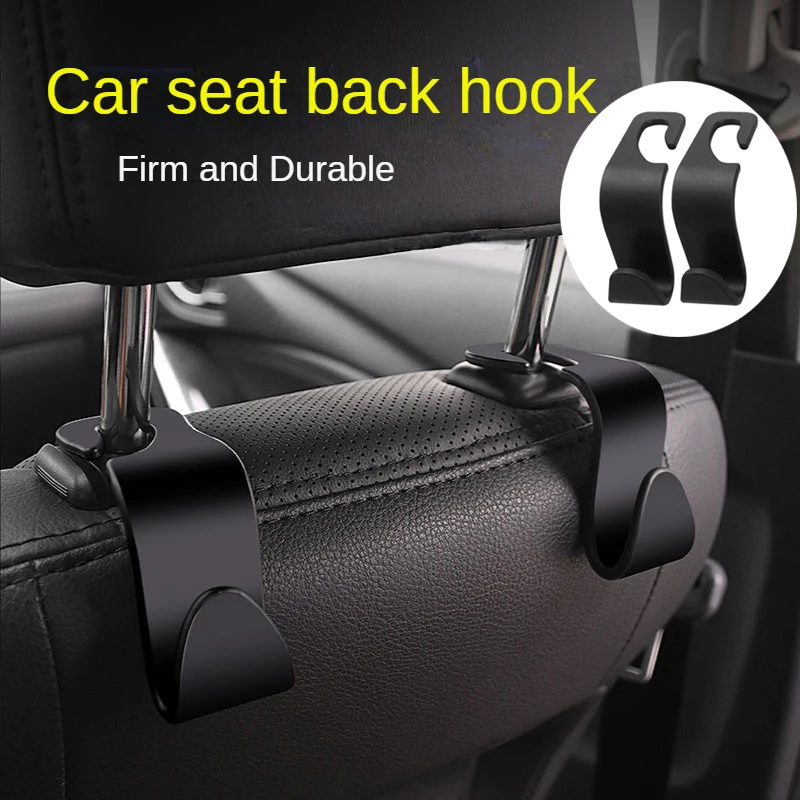 Car seat back hook 2/4PCS Car Seat Headrest Hook for Auto Back Seat  Hanger Storage Holder for Handbag Purse Bags Clothes Coats