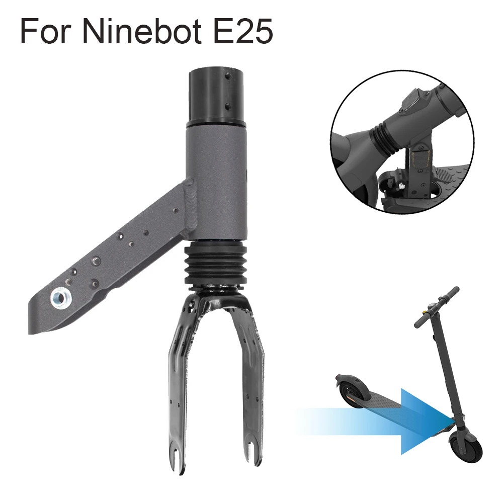 Original For Segway Ninebot E25 Folding Front Fork Assembly Electric Scooter Foldable Front Fork Skateboard Repair Parts