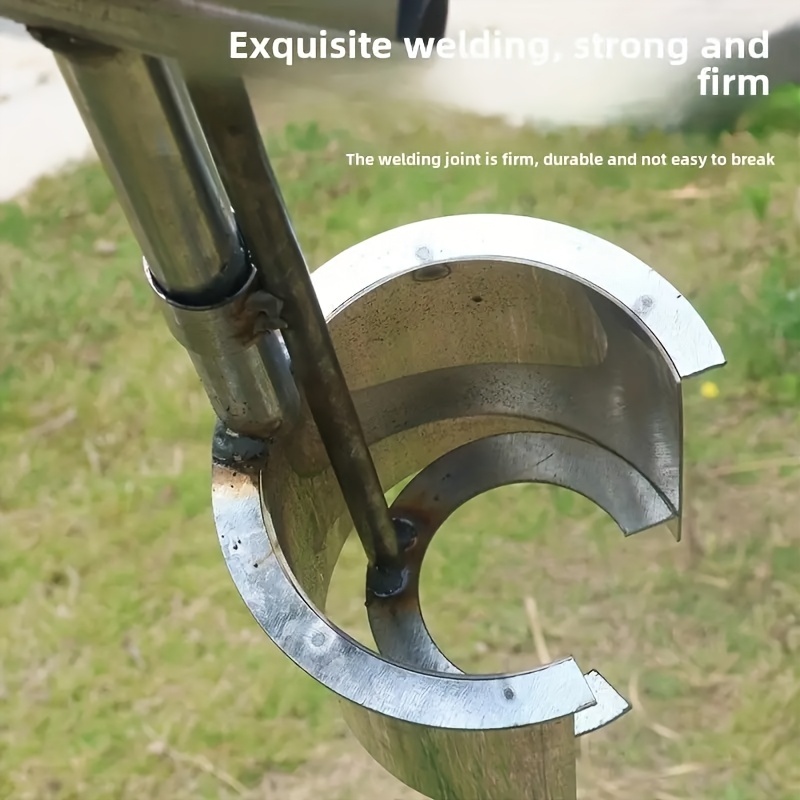 1pc Galvanized Metal Handheld Planting Tool, Garden Transplanter for Efficient Vegetable Seedling Transfer, Ideal for Chili, Egg