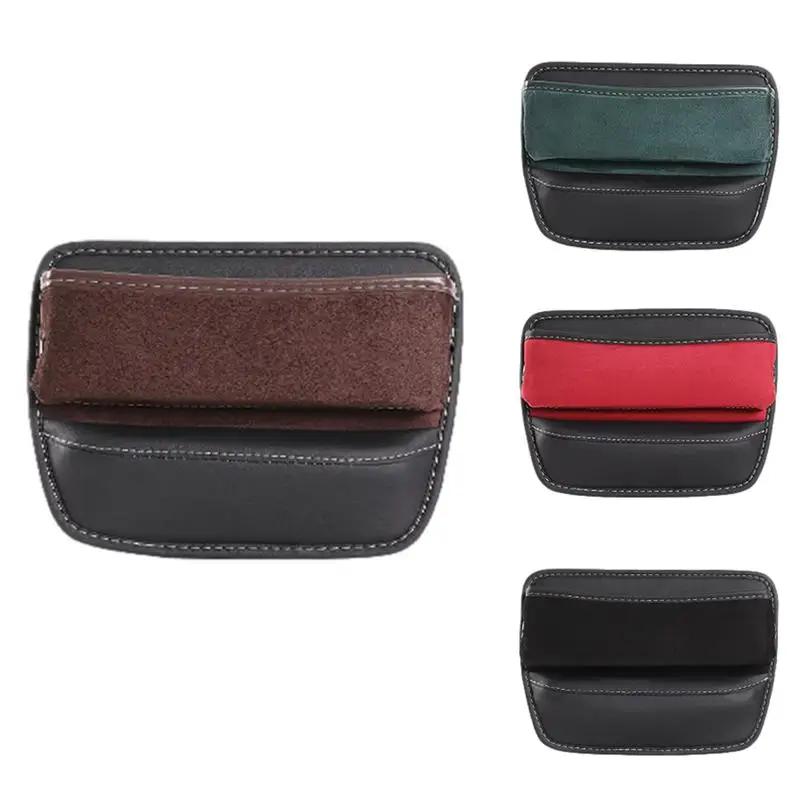 

Car Storage Pocket PU Leather Car Seat Gap filler Organizer Multifunctional Vehicle Storage Bag For Wallet Keys Cell Phone