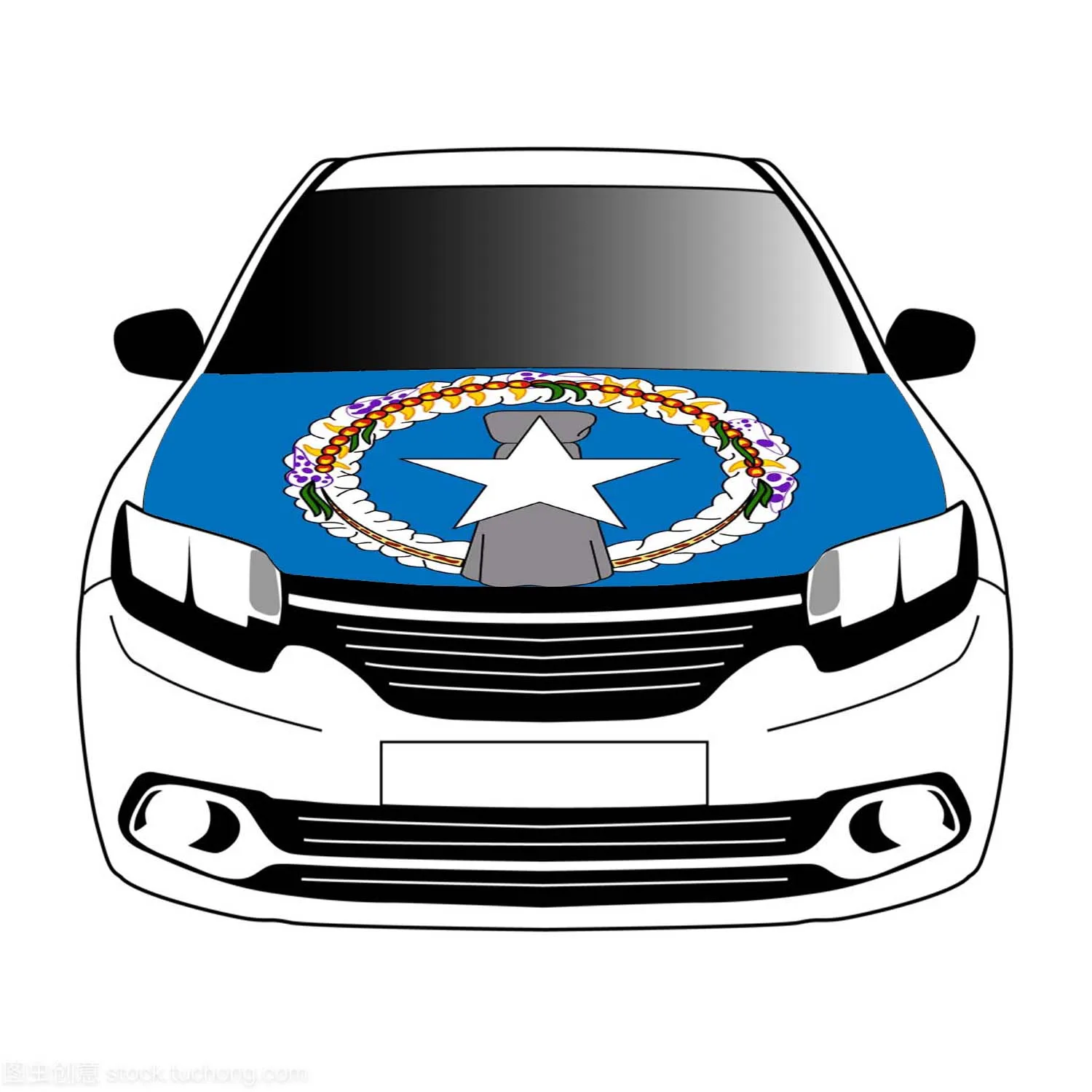 

the Northern Mariana Islands flags car Hood cover flags 3.3x5ft/5x7ft 100%polyester,car bonnet banner