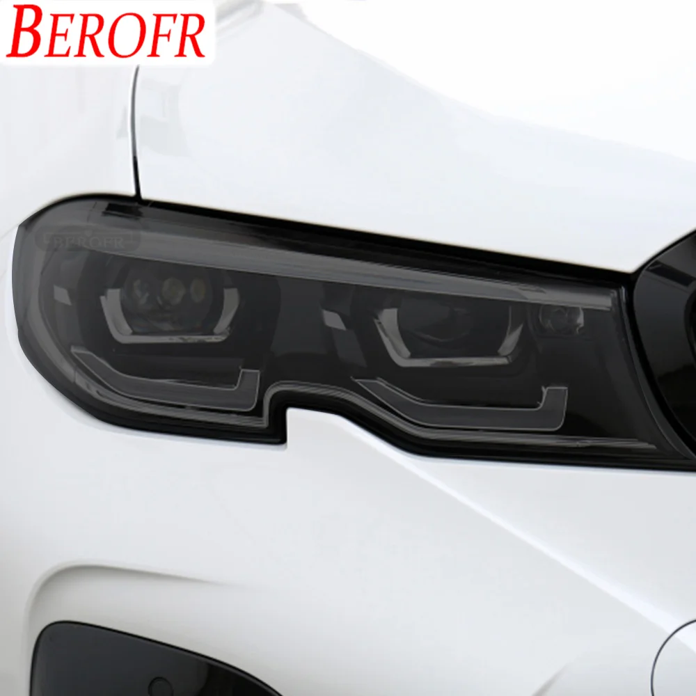 

2 шт. для BMW 3 серии G20 G21 2020 2021 тонировка для автомобильных фар черная прозрачная защитная пленка защита ТПУ стикер аксессуары