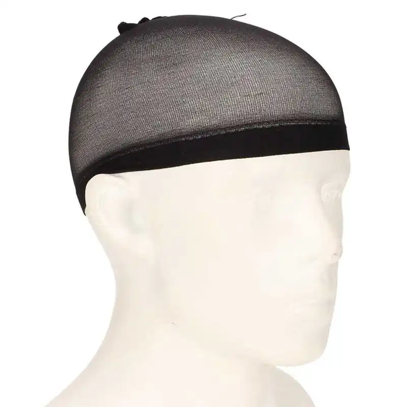 5pcs Nylon Wig Men Portable Soft Stretchy Breathable Stocking Wig Cap for Cosplay Halloween Party Hair Styling Tools