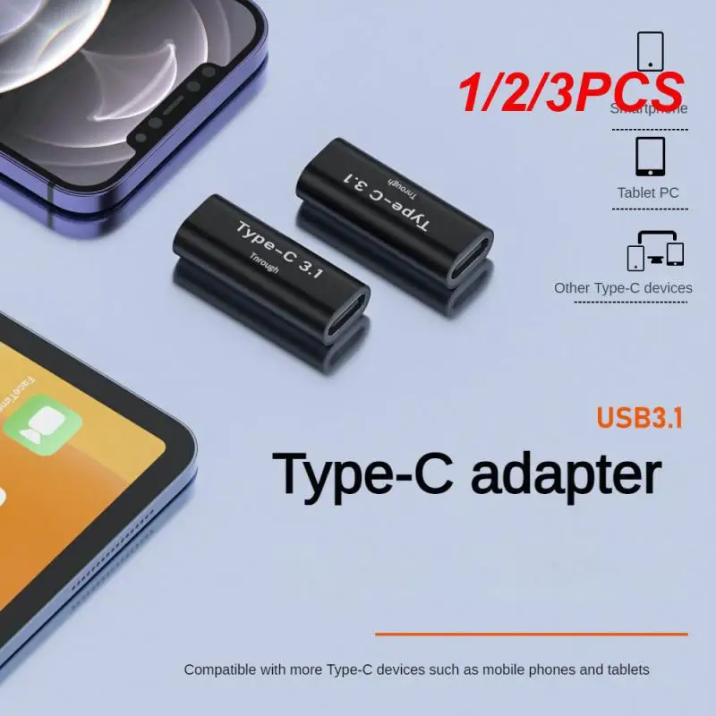 

1/2/3PCS Type C To USB 3.0 Adapter OTG USB C To Type C Male Female Converter Connector 35EA