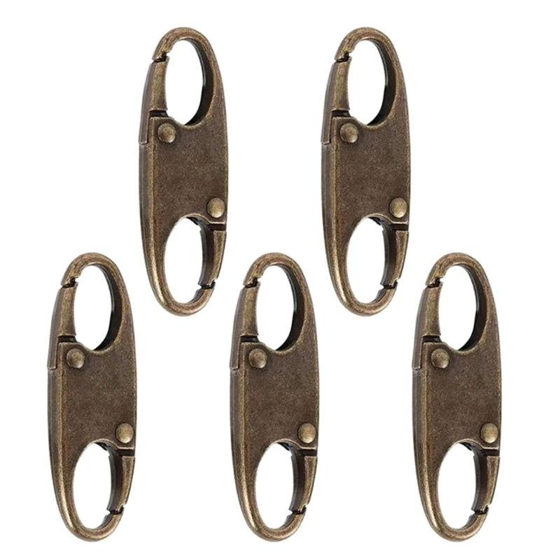 Carabiner Theft double locking holding zipper closed replace zipper pull purse lock