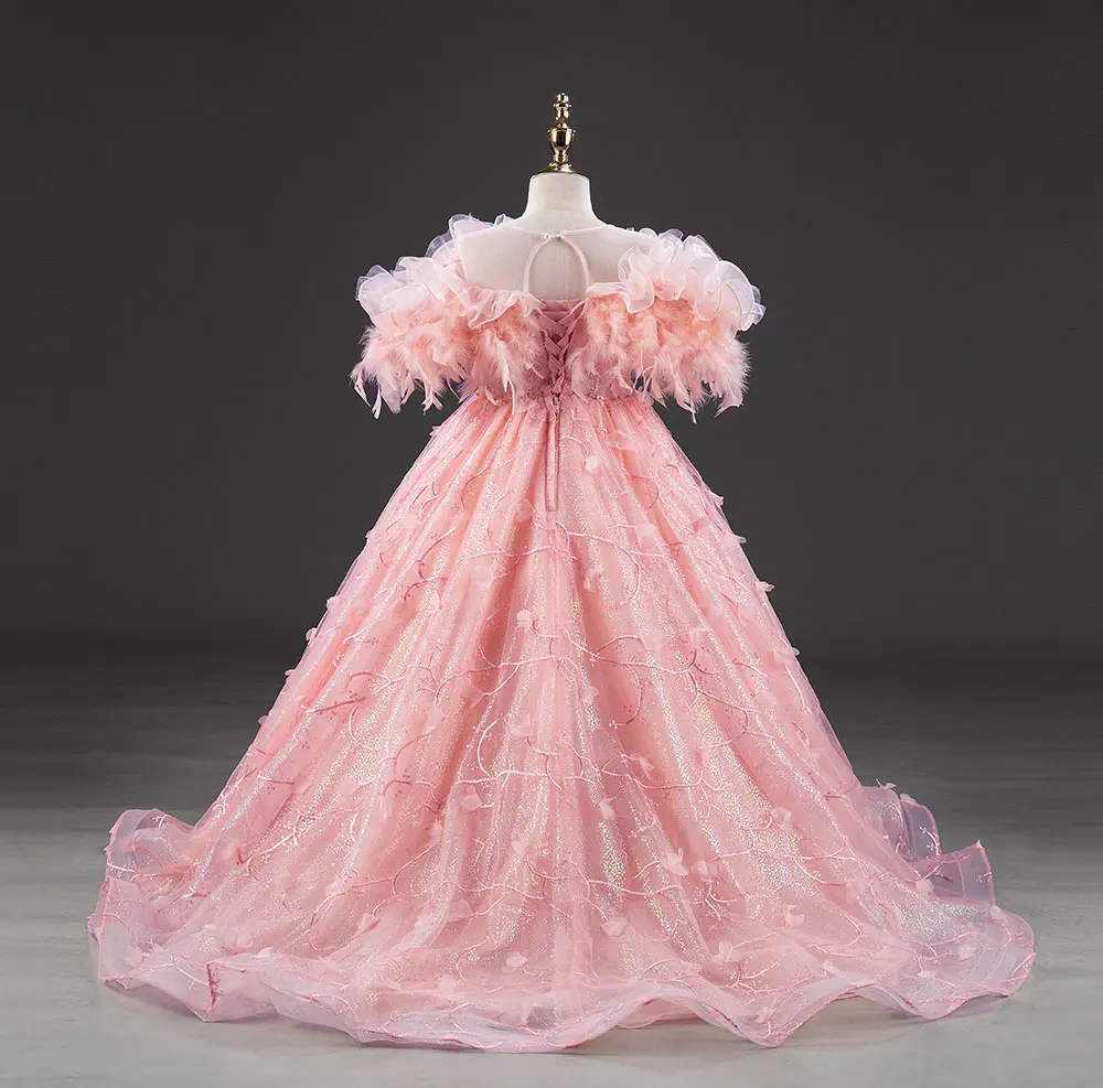 فساتين الجيل الجديد فستان اطفال ب الزهور البيضاء ا...