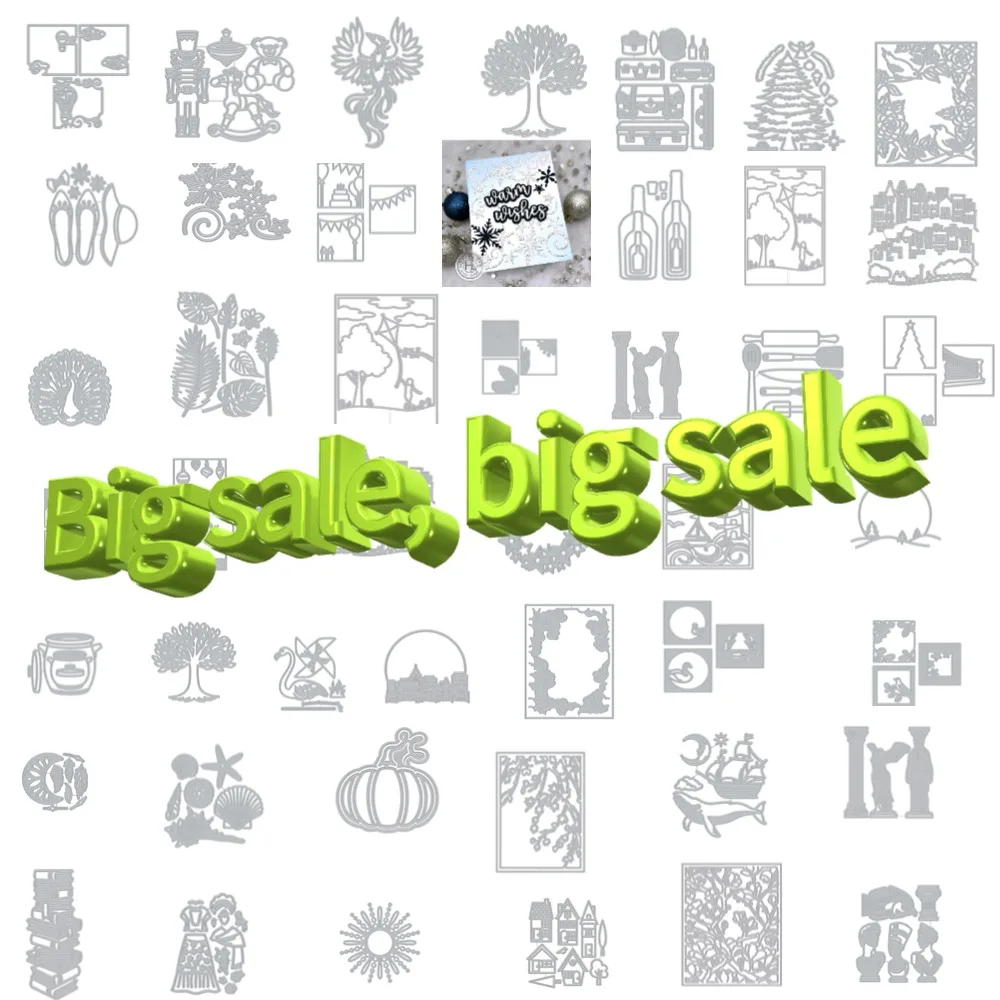Metal Cutting Frame dies Templates DIY Scrapbooking various Paper Making Crafts Cuts