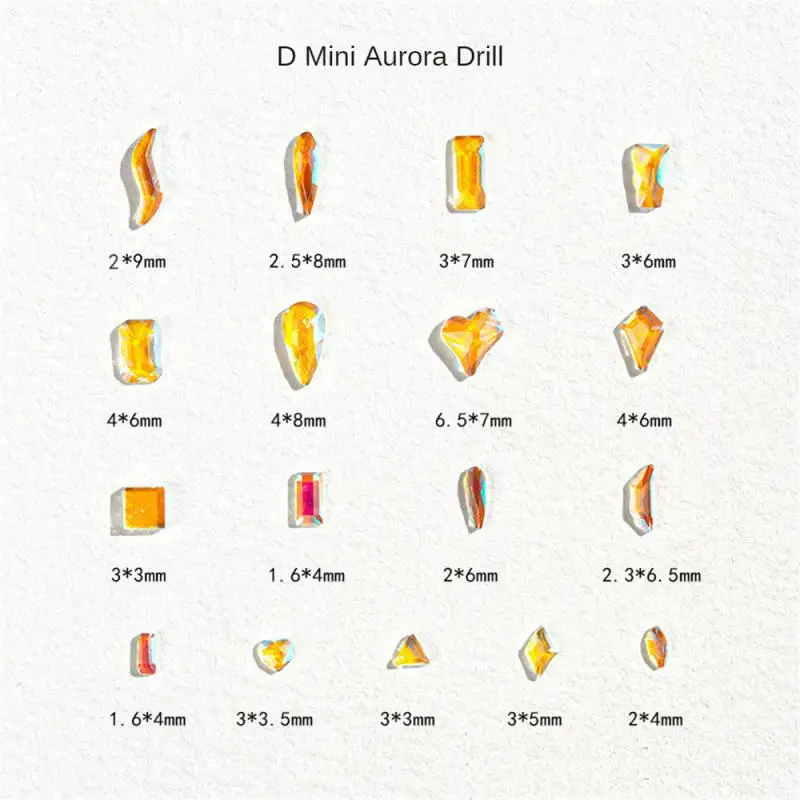 

Прочное маленькое плоское сверло специальной формы, легкое в использовании сверло Aurora для ногтей, кристально чистое многофункциональное