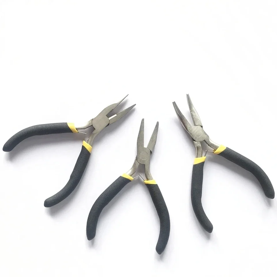 Metal Steel Pliers For I-tip hair extension micro nano ring hair rings Hair Plier Tools microlink extensions micro beads