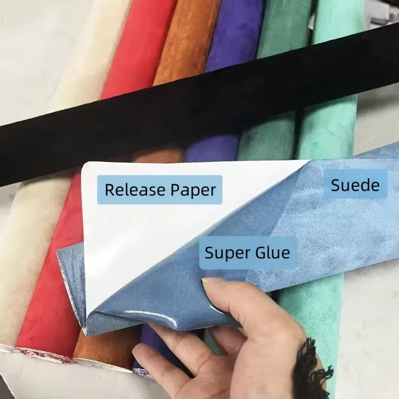 다양한 크기의 자가 접착식 스웨이드 원단, 자동차 내부 인조 스웨이드 가죽 수리용, 자동차 시트, 도어 패널, 작업대에 적합