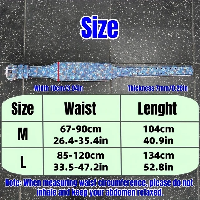 Lady Gym Weightlifting Belt with Blue Sparkling Flowers Female Powerlifting Belt Suitable for Women Lover Girlfriend Gym Belt 3