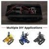 Rc Tank Smart Robot Tank Car Chassis Kit Rubber Track Crawler For Arduino 130 Motor Diy Robot Toys For Children 6