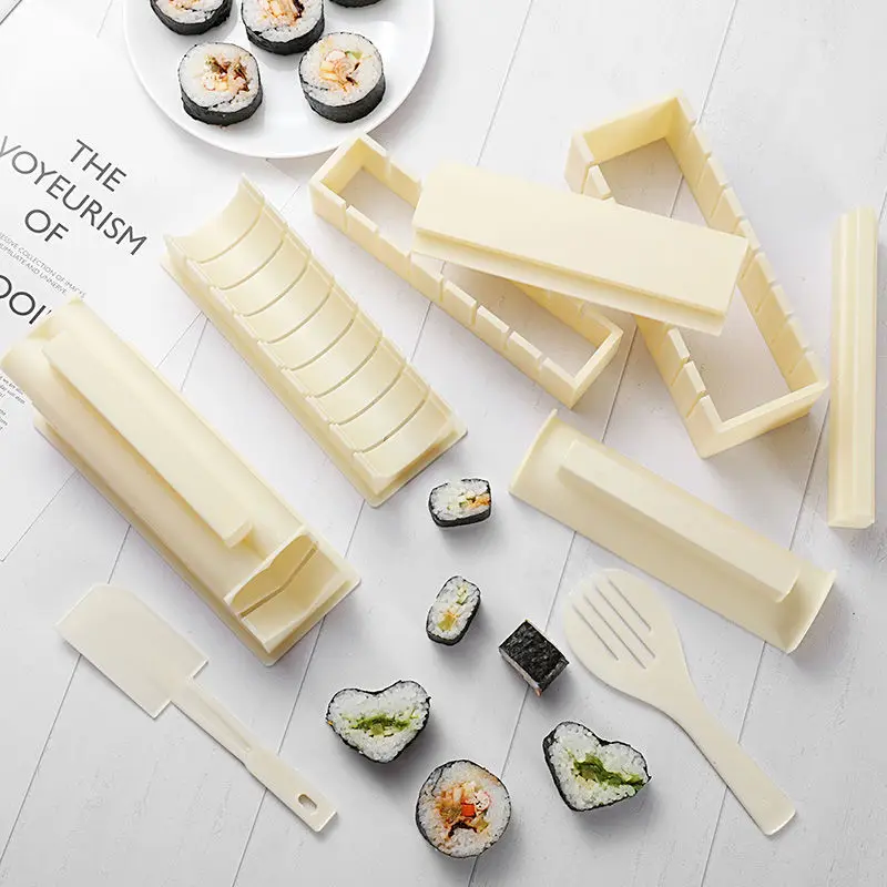 Dropship DIY Sushi Maker Roller Rice Mold Sushi Making Machine Vegetable  Meat Rolling Device Onigiri Mold Sushi Tools Kitchen Accessories to Sell  Online at a Lower Price