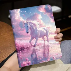 Pink Horse Design Tablet Case for Honor Tab 6 2020 (PBA10701PBT)