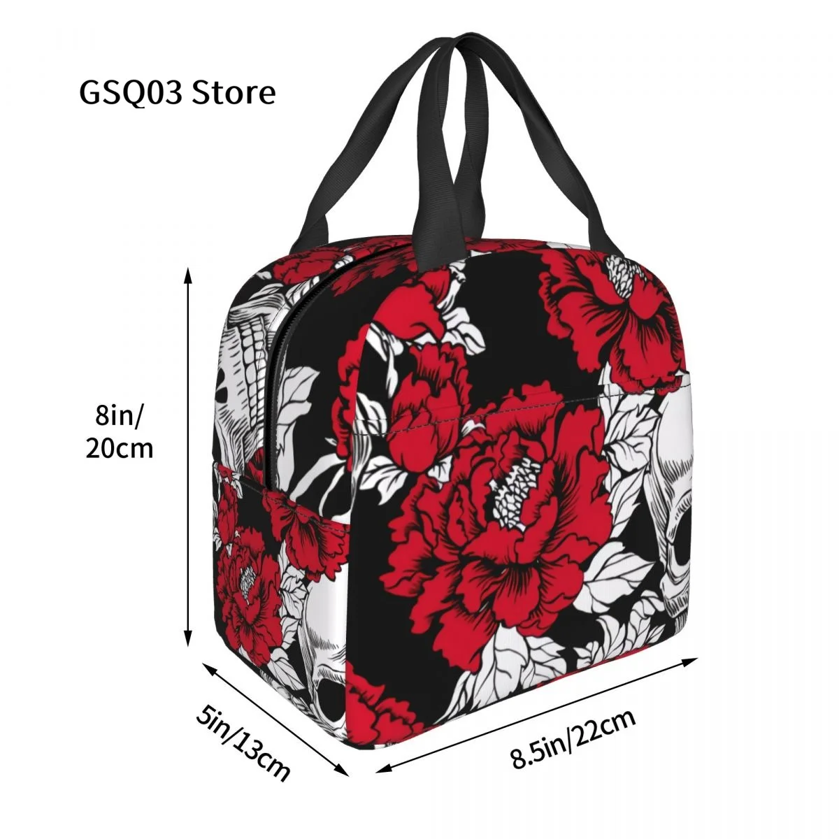 Рисунок 5 - Многоразовый Ланч-бокс с черепом и цветами