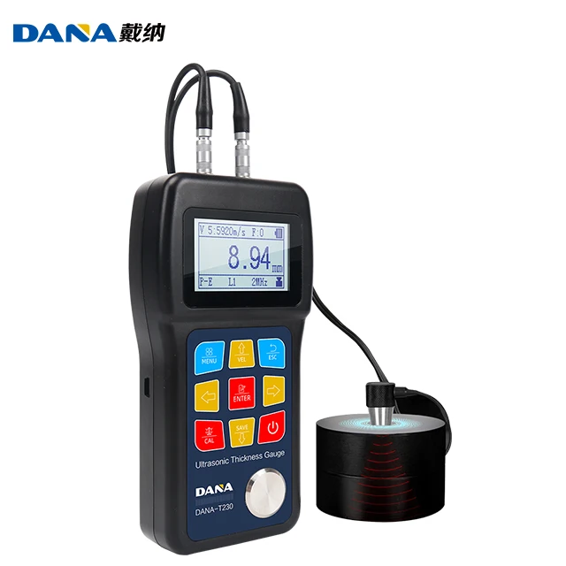 DANA T230 Metal Thickness Meter Through Coating Ultrasonic Thickness