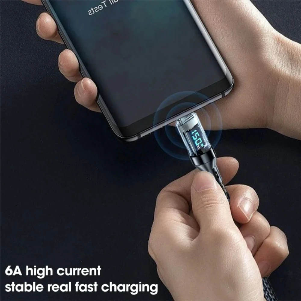 NNBILI 120W USB A to Type C Digital Display Cable Fast Charging PD USB C to C Cable For iPhone 15 Xiaomi 14 HUAWEI Macbook iPad Best Sellers In Phones Accessories