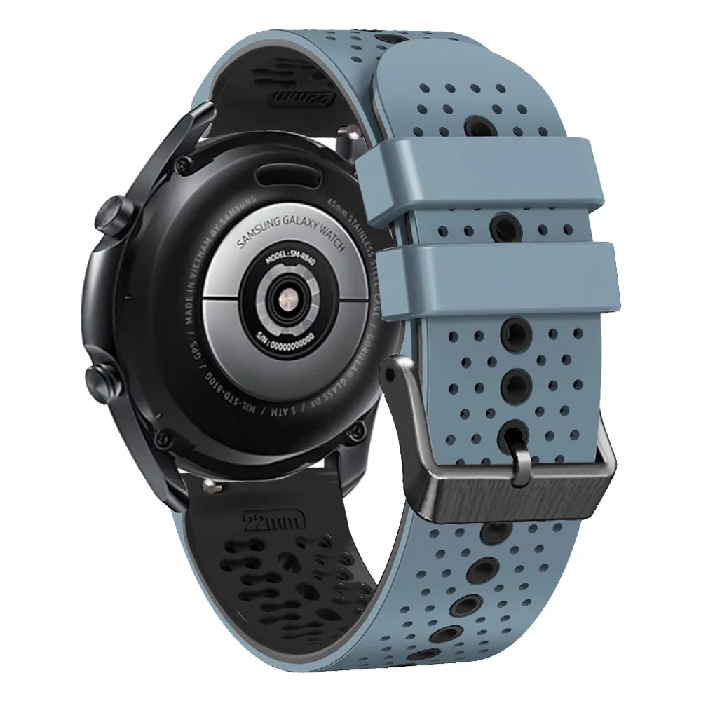 Universal 22mm Silicone Smart Watch Band - Versatile Accessory Strap in Multiple Colors