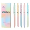 5pcs/set Piloting Morandi Colour Gel Pens Soft Touch Quick Dry Smooth 0.5mm Gel Ink Pen For School Student Writing Stationery 3