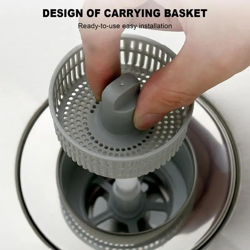 

Kitchen Sink Odor Filter Popup Sink Stopper Anti-Clogging Sink Strainers Kitchen Sink Stopper Drain Basket Strainer Food Debris